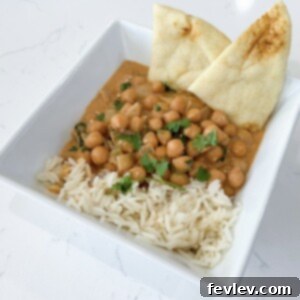 Close-up of the delicious 10-minute peanut butter curry in a bowl.
