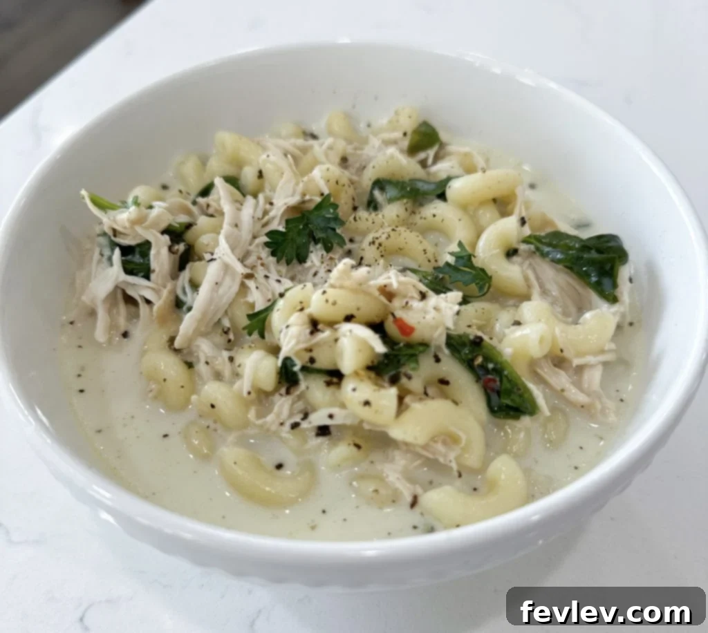 Comforting Slow Cooker Italian Chicken Noodle Soup 7 Boneless, skinless chicken breasts ready for a tender chicken soup in the slow cooker.