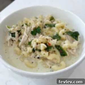 Creamy Slow Cooker Italian Chicken Noodle Soup, a comforting meal