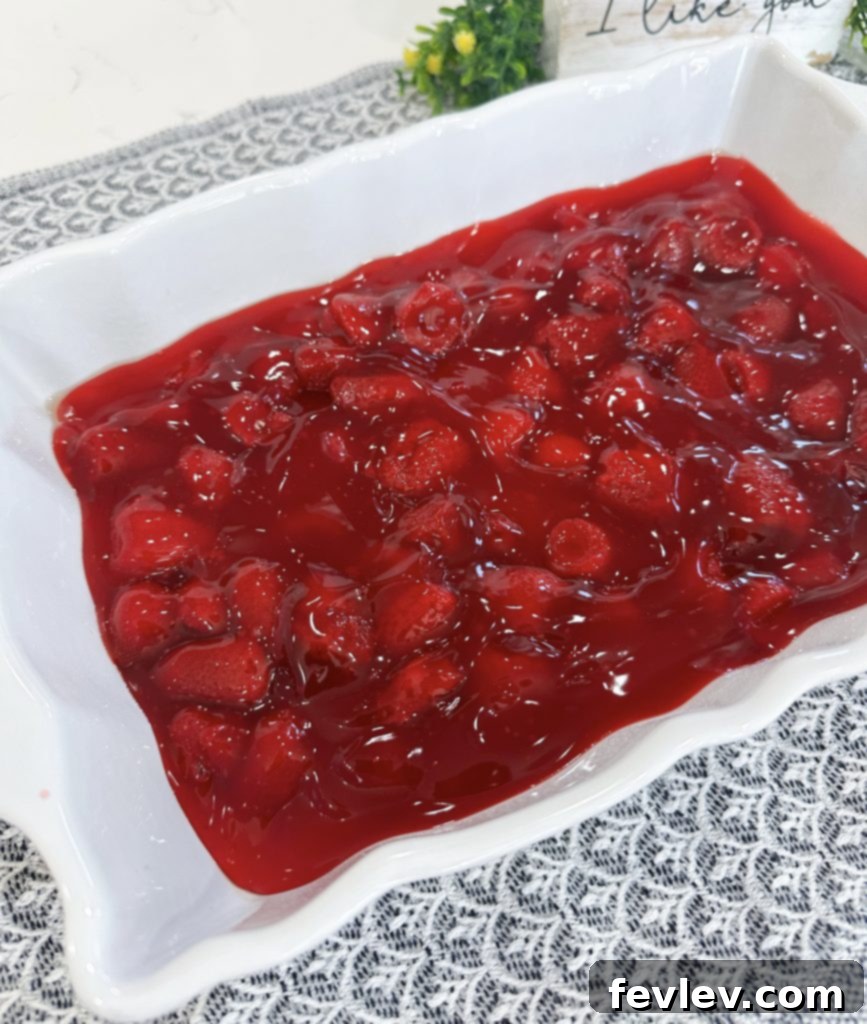 Strawberry Cheesecake Dump Cake