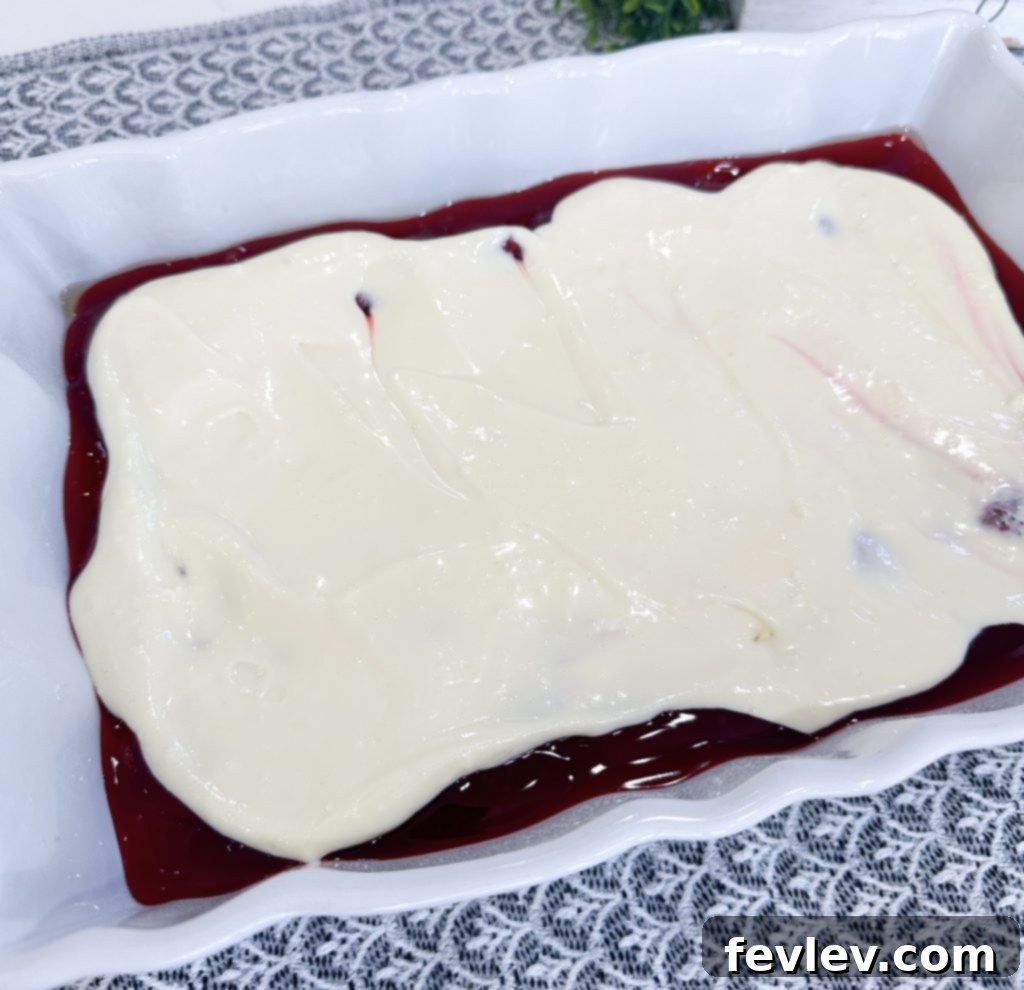 Strawberry Cheesecake Dump Cake