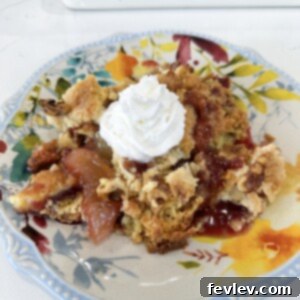 apple cranberry christmas dump cake