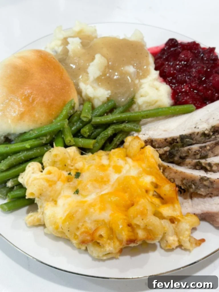 Ultimate Slow Cooker Turkey Dinner with Creamy Mash 3 Close-up of slow cooker turkey with mashed potatoes