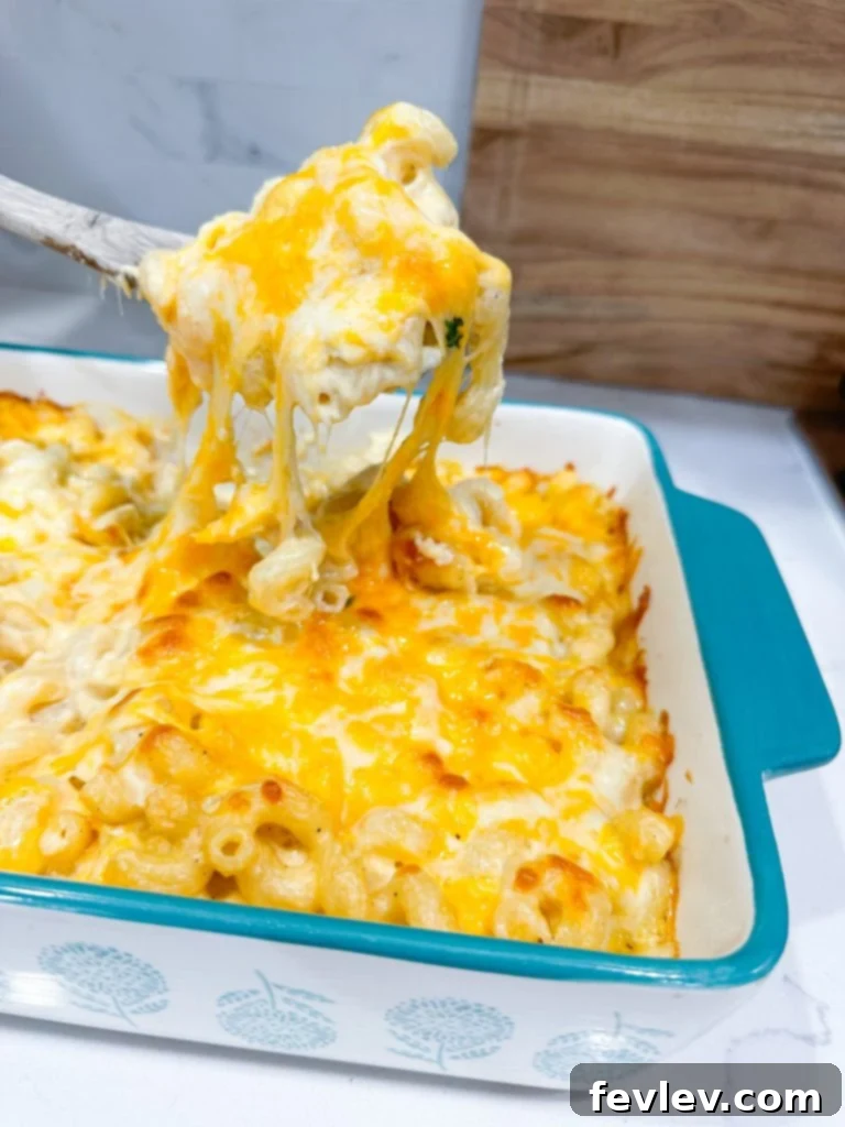 easy baked mac and cheese