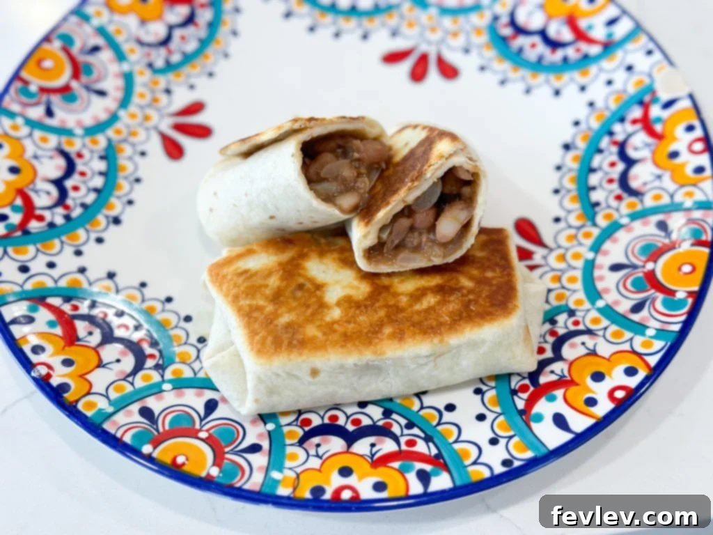 Smart & Simple Family Meals 6 Simple bean burrito recipe, a cheap and fast dinner