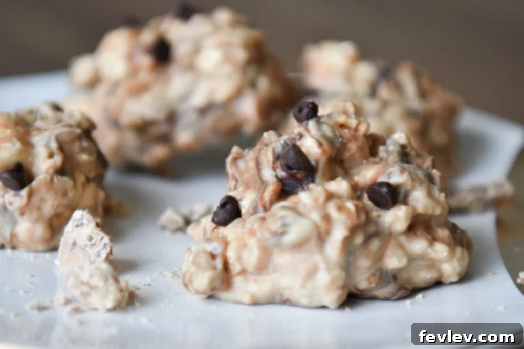 Rapid Avalanche Cookie Clusters 3 no bake avalanche cookies