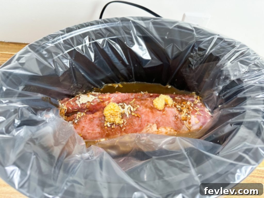 Slow cooker delicious pork tenderloin