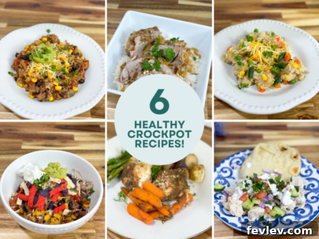 easy and healthy dump and go slow cooker recipes