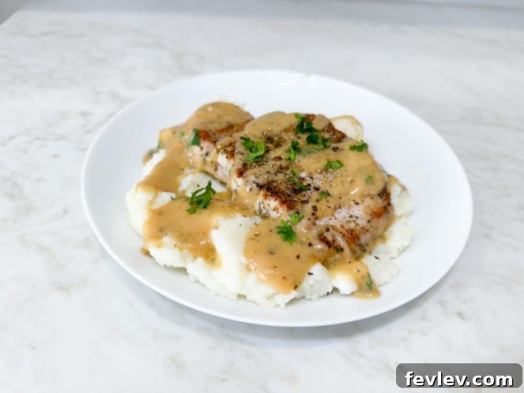 Effortless Pork Chops with Savory Gravy 8 Cooked Easy Pork Chops and Gravy