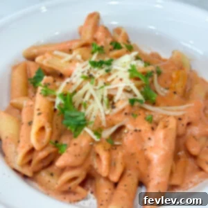 Rich and creamy tomato pasta dish ready in minutes