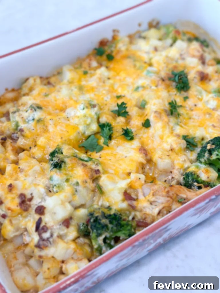 delicious creamy chicken and potatoes casserole
