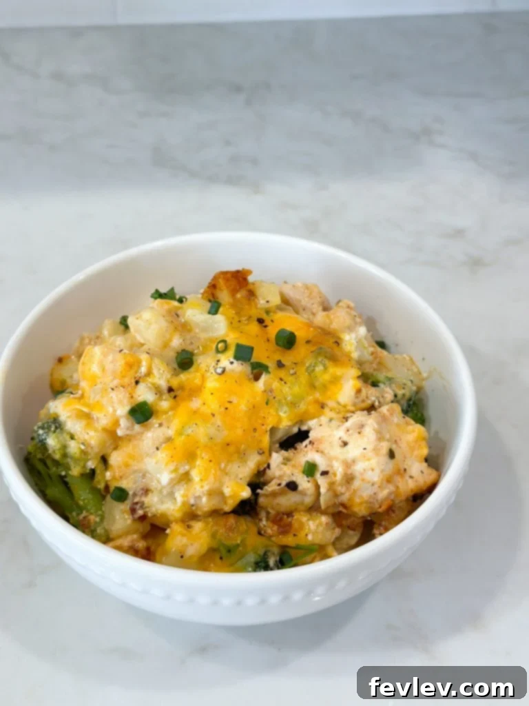 delicious creamy chicken and potatoes casserole