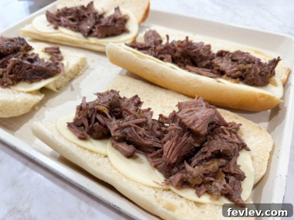 easy slow cooker french dip roast sandwiches
