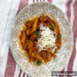 Delicious one-pot smoked sausage pasta, a quick and easy dinner solution