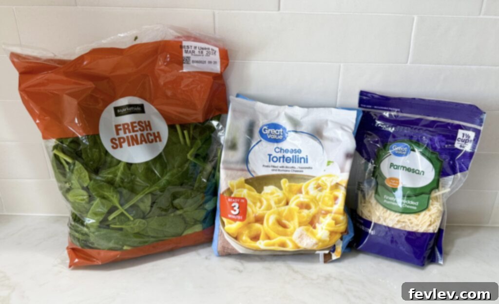 Easy Skillet Spinach Tortellini for Meatless Mondays 2 Skillet Tortellini with spinach