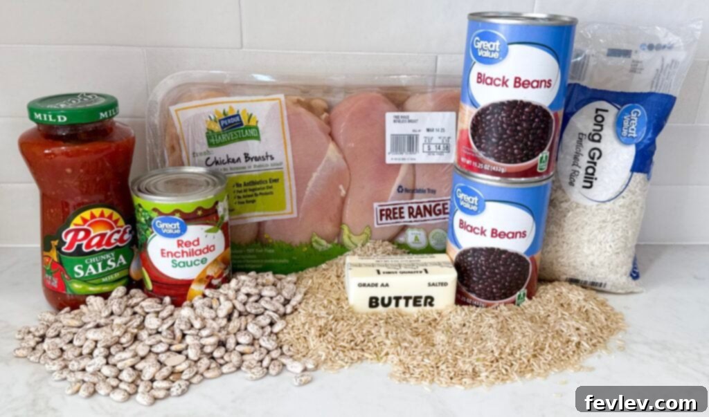 Southwestern Chicken and Black Bean Rice Bake 2 Hearty Chicken Black Bean and Rice Casserole, a perfect family dinner