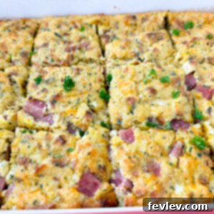 Delicious Ham Stuffing Egg Casserole