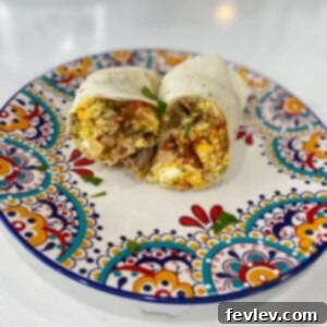 Simple Slow Cooker Breakfast Burritos with potatoes