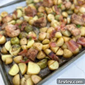 Sheet Pan Balsamic Chicken with Bacon Potatoes