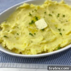 Rich Garlic Herb Mashed Potatoes