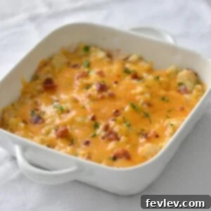Creamy Twice Baked Potato Casserole