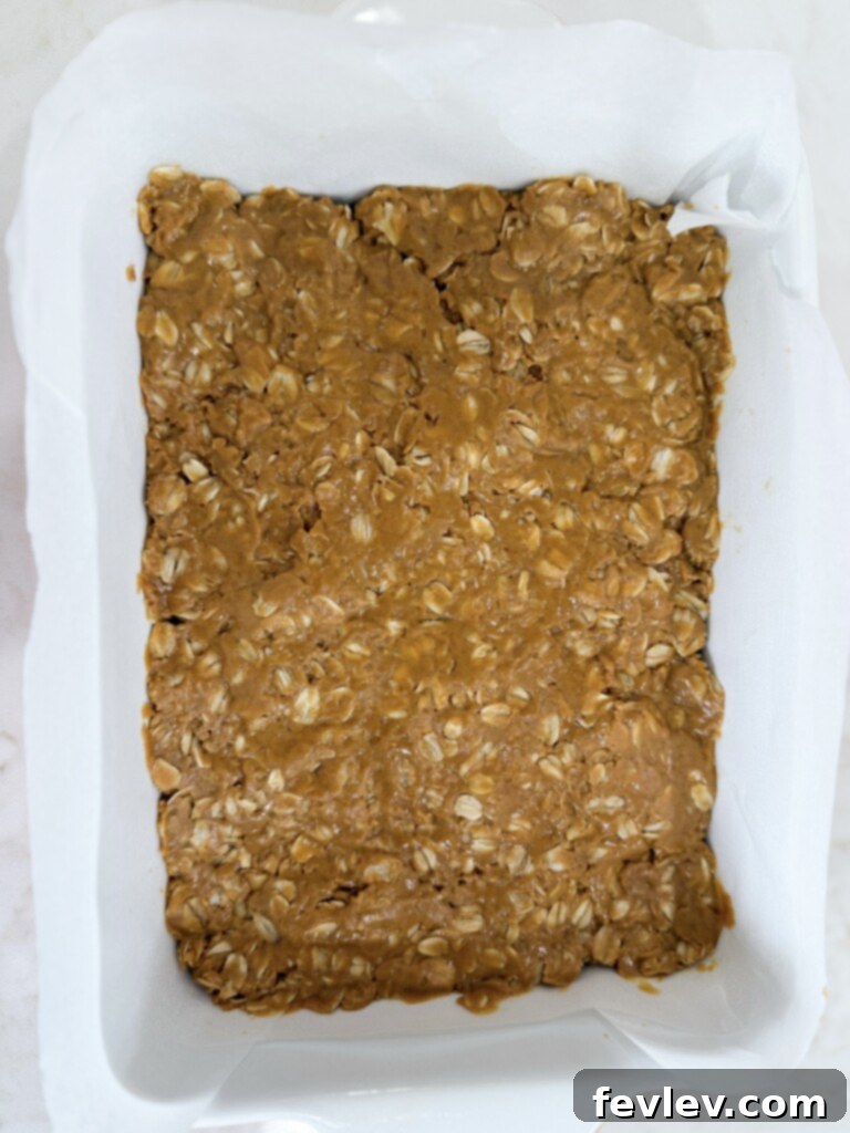 simple peanut butter bars