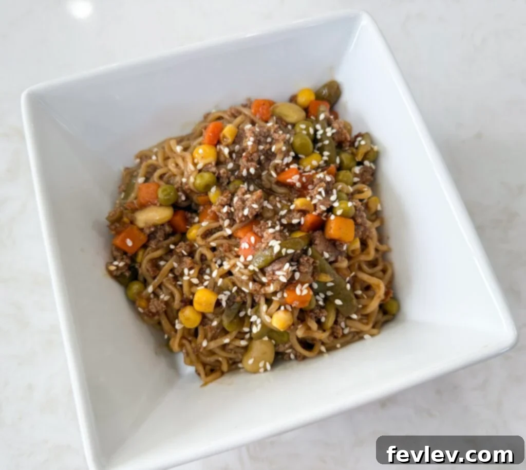 Frugal Feasts: Delicious $5 Dinners for Extreme Budgets 4 ramen stir fry with ground turkey