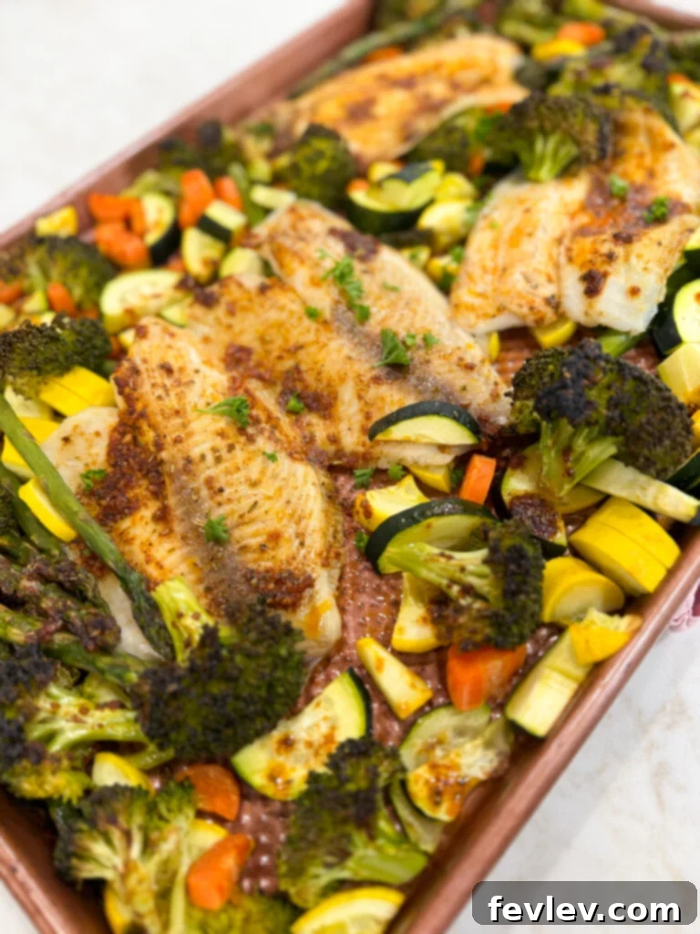seasoned sheet pan tilapia