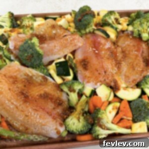 Easy sheet pan tilapia with roasted vegetables