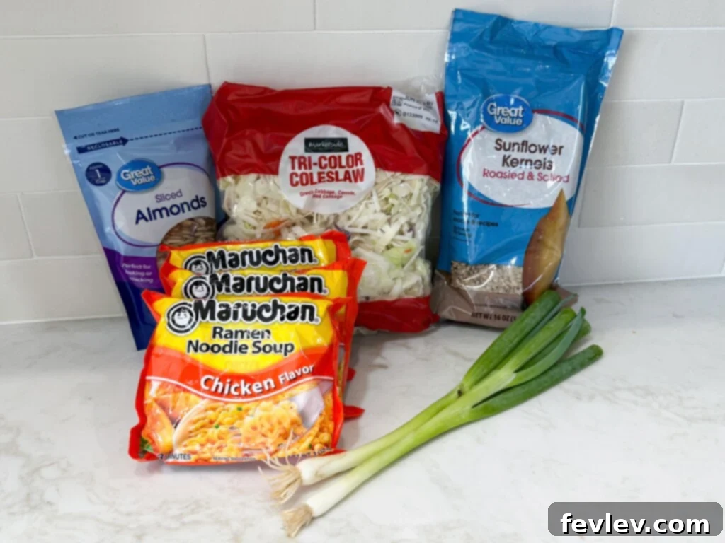 Zesty Ramen Noodle Salad 3 easy ramen noodle salad recipe ingredients