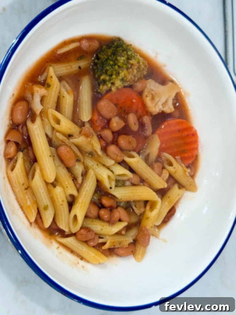 My Dollar Tree Food Challenge: A Full Week of Budget Eating 6 Simple minestrone soup, packed with vegetables and flavor.