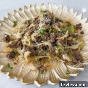 Easy Ground Beef Egg Roll in a Bowl