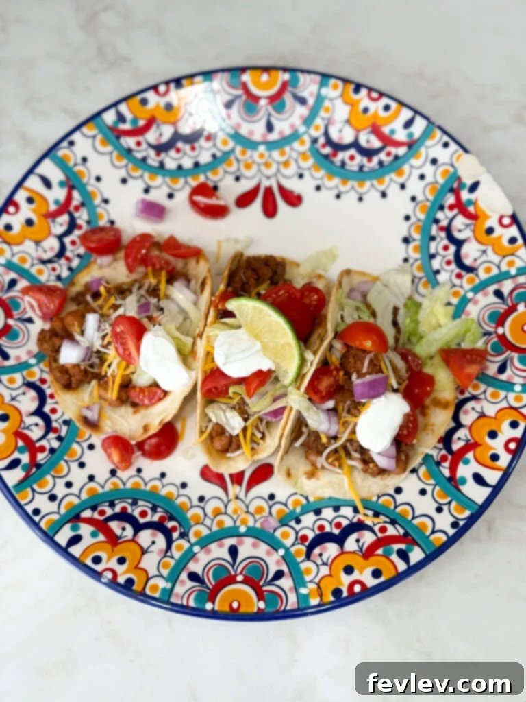 Speedy Savory Beef Tacos 2 the best ground beef tacos