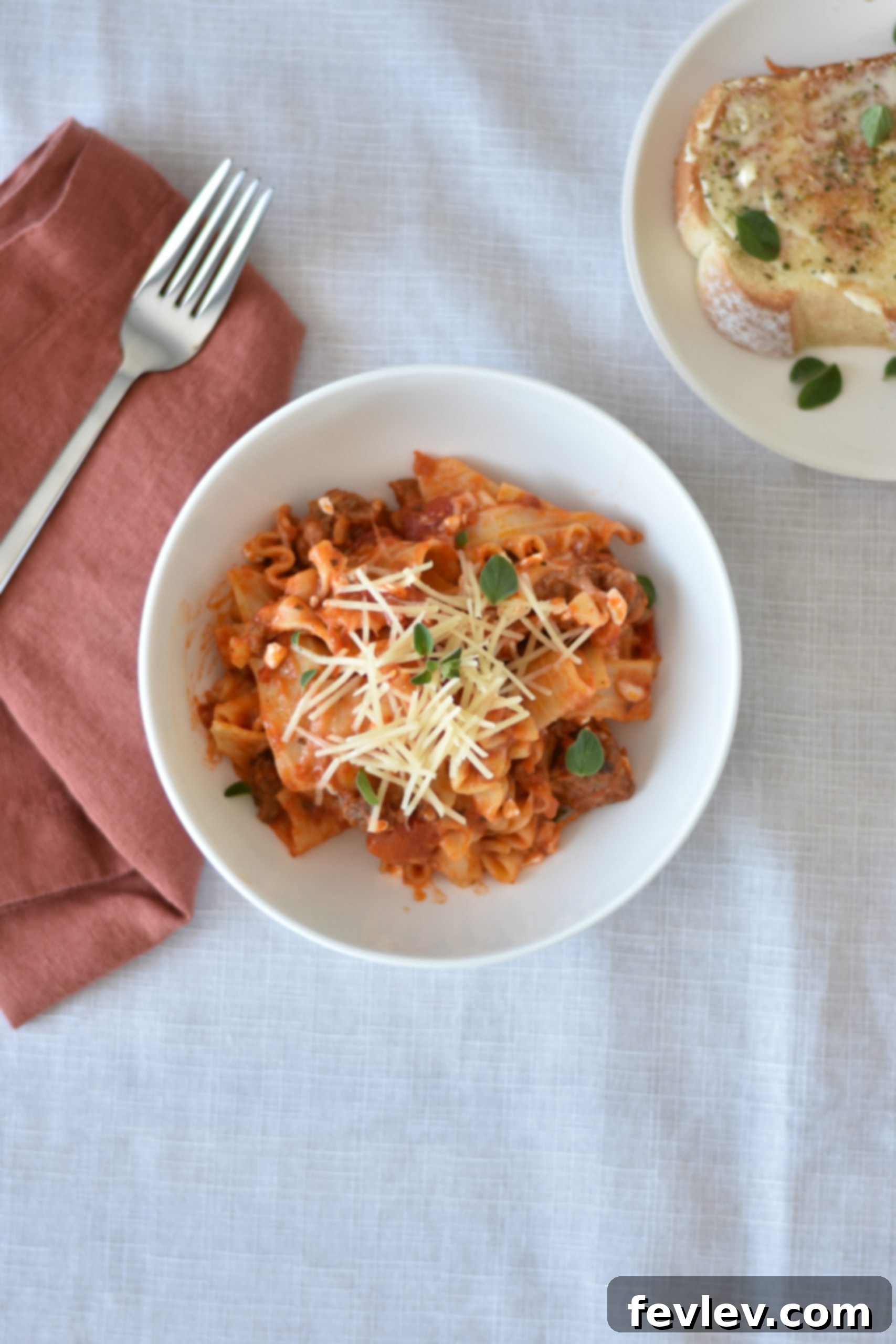 One Pot Skillet Lasagna