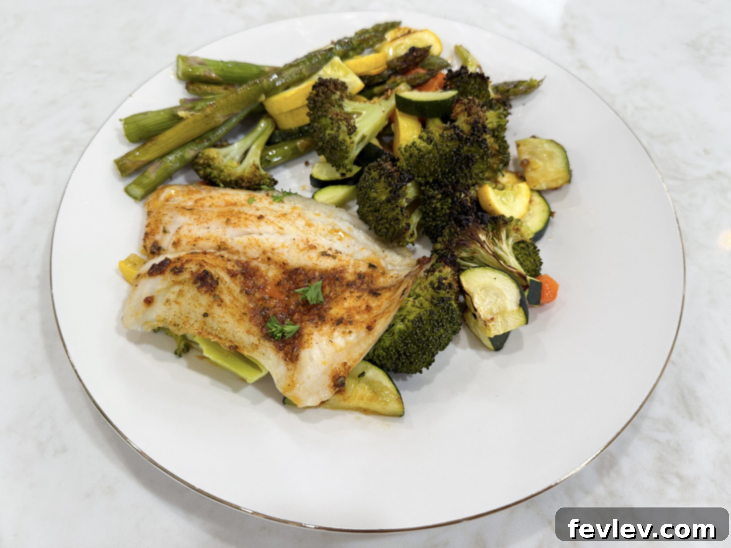 Baked Sheet Pan Tilapia