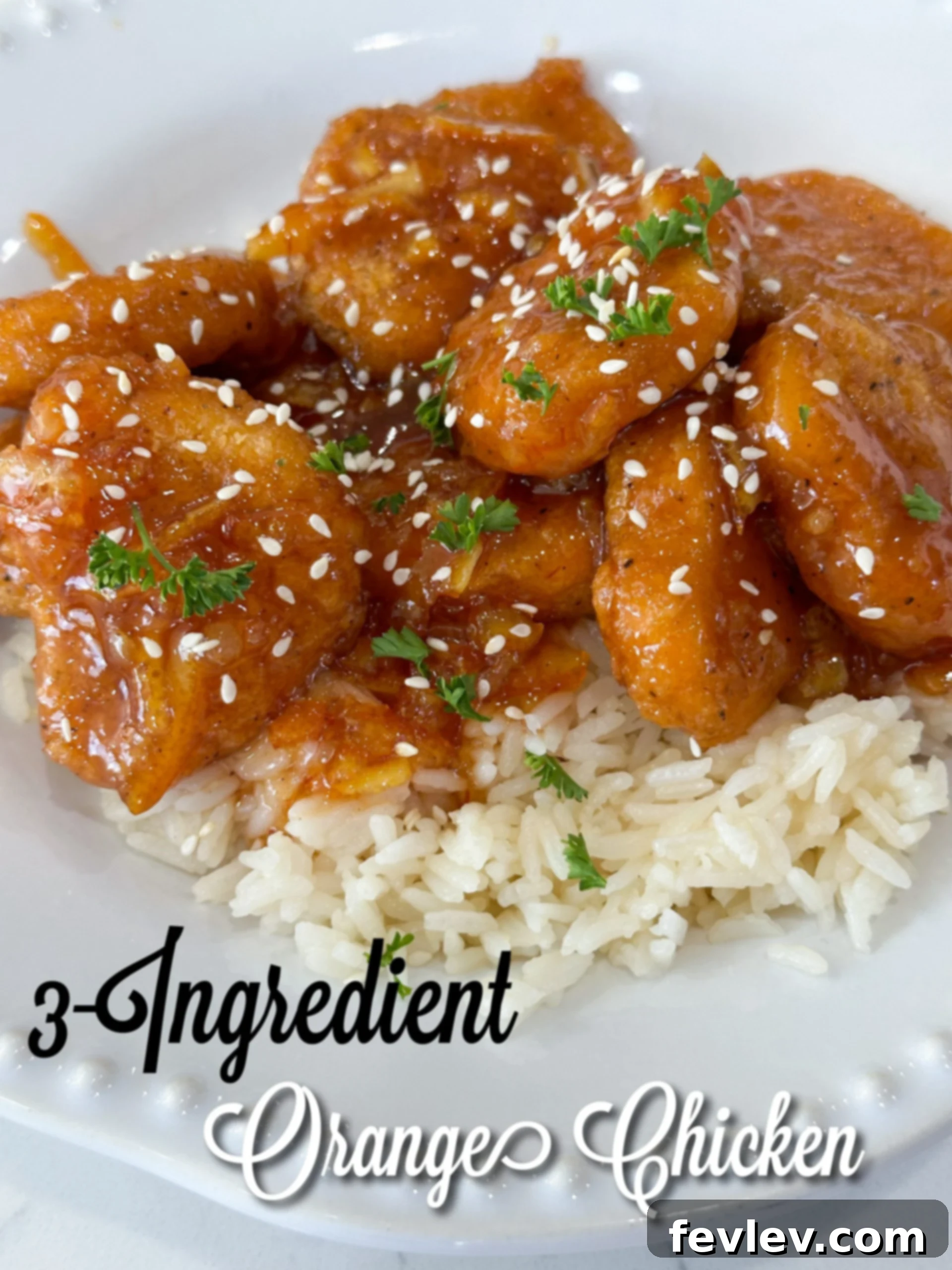 3-Ingredient Orange Chicken