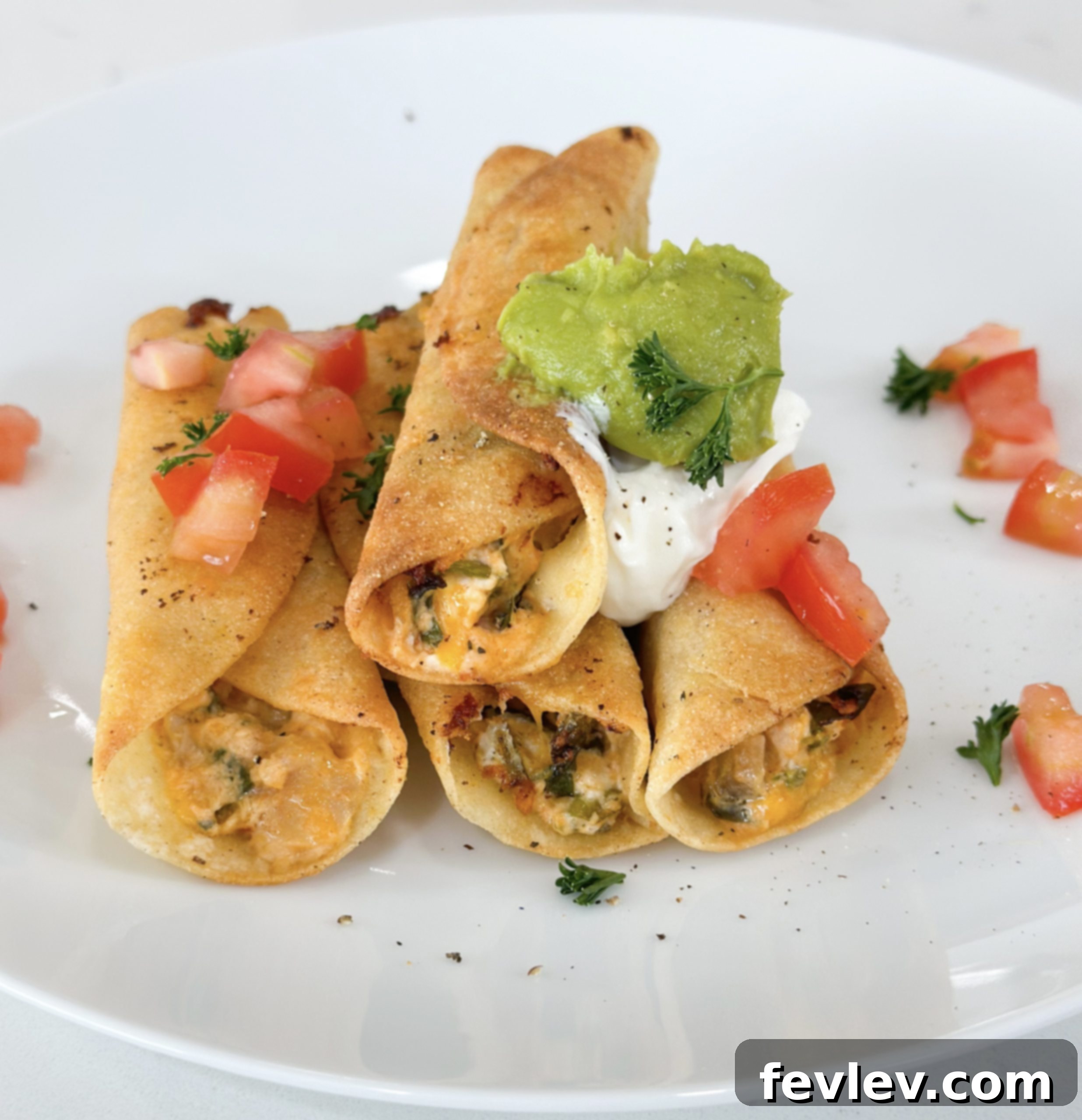 Cheesy Chicken Taquitos