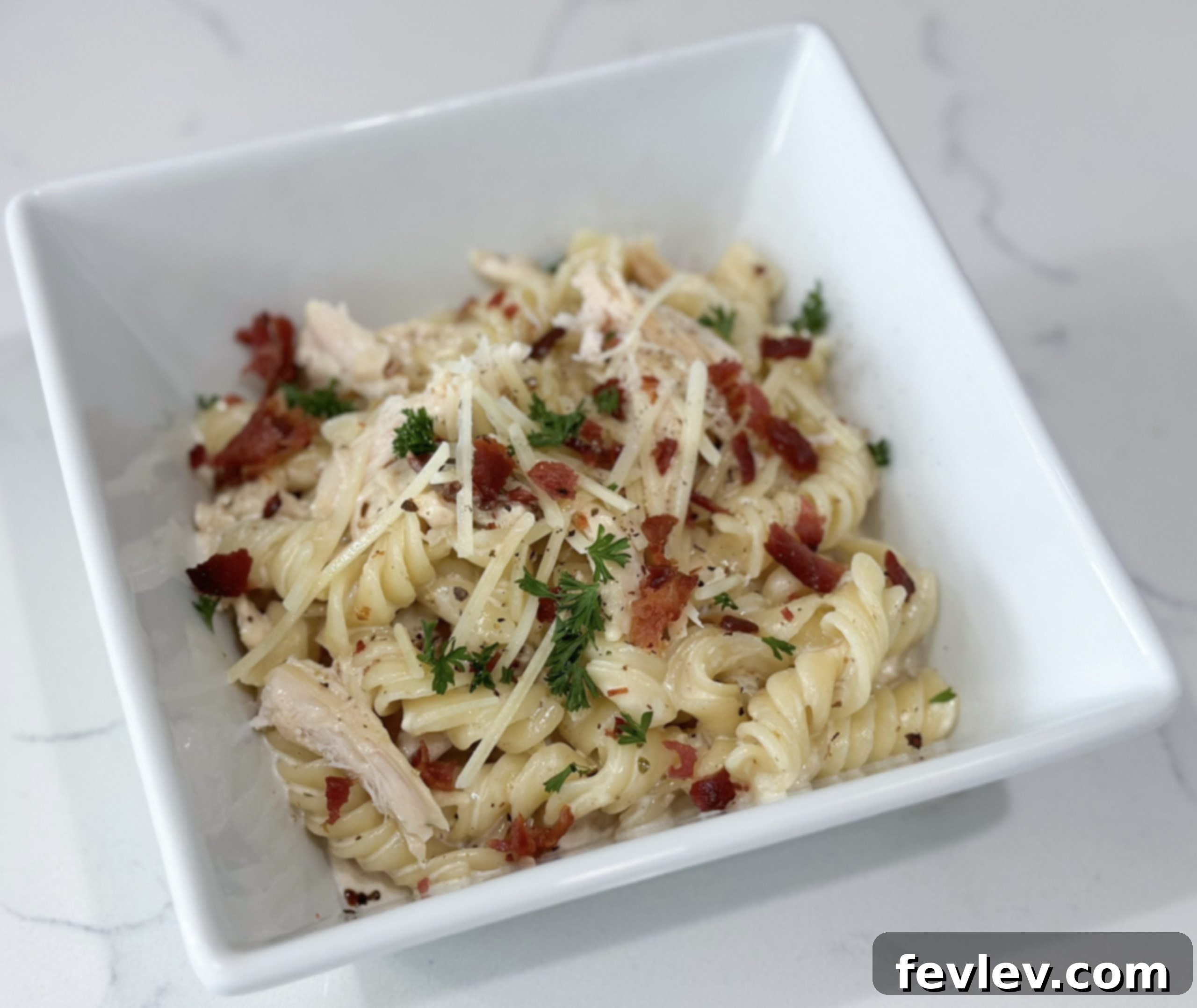Rotisserie Chicken Bacon Alfredo