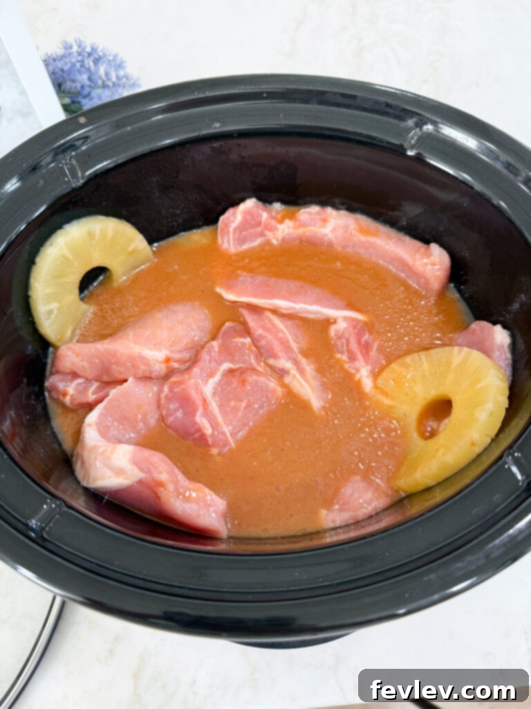 Sweet & Savory Slow Cooker Hawaiian Chops 2 Cook Slow Cooker Hawaiian Pork Chops