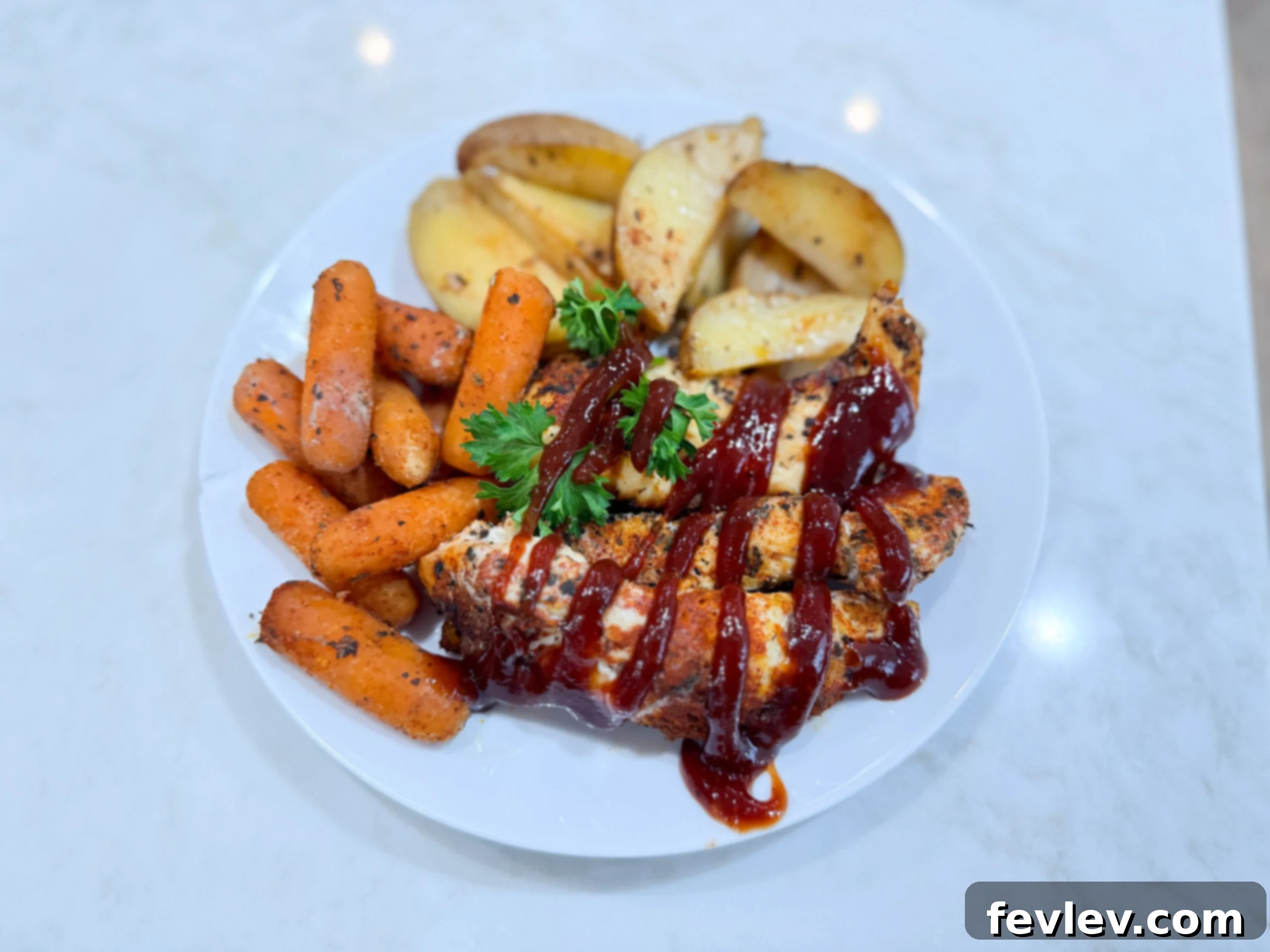 Slow Cooker Chicken with Potatoes and Carrots, a complete meal