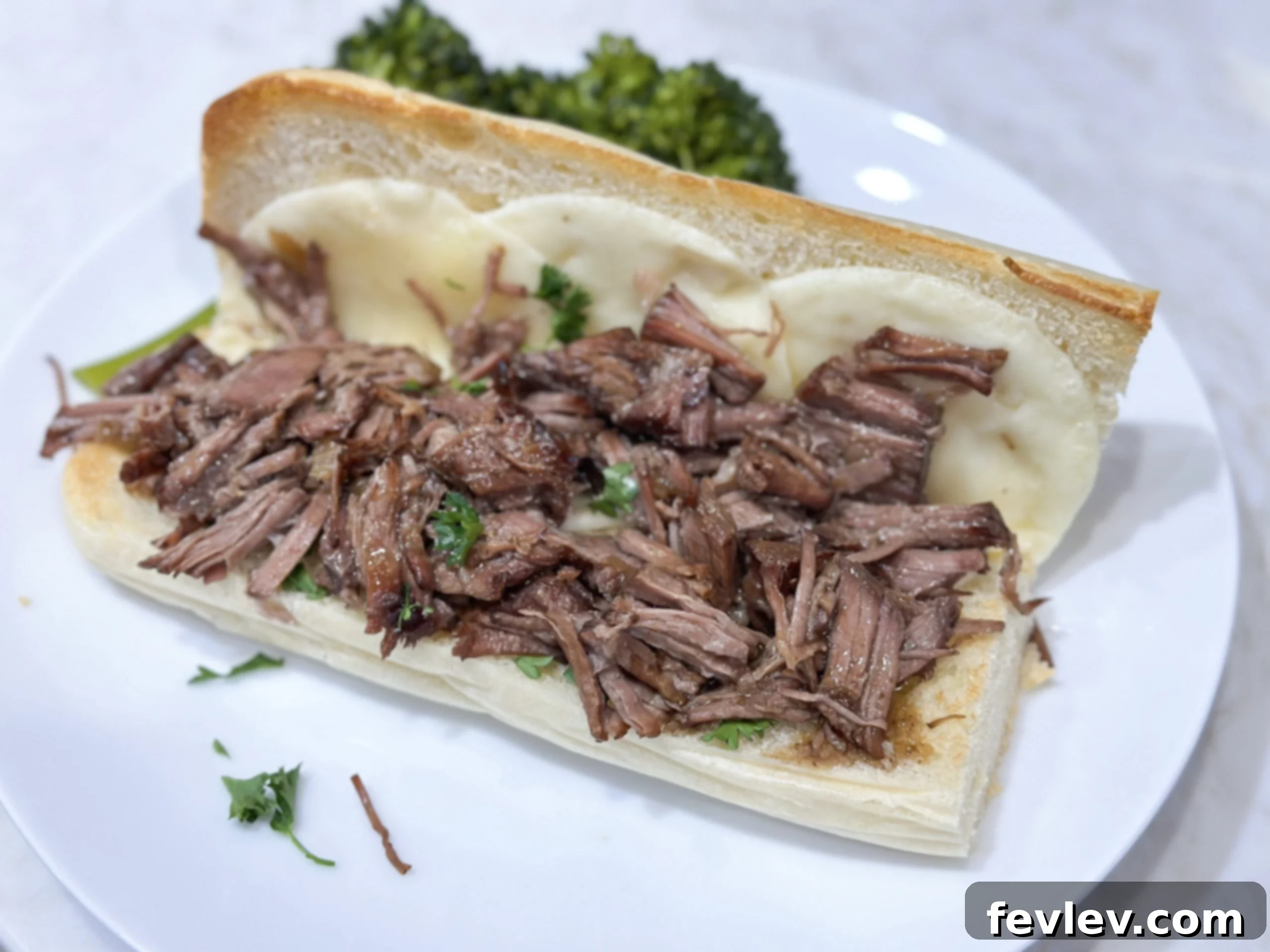Easy slow cooker French dip roast sandwiches for a hearty meal