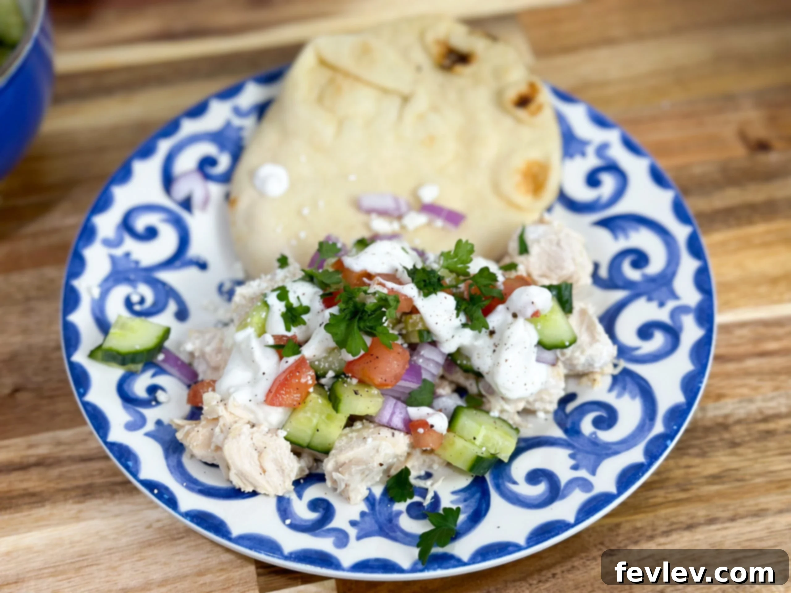 Easy slow cooker Greek chicken, tender and aromatic