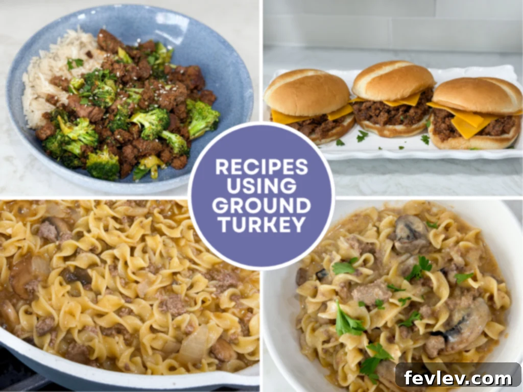 Easy Ground Turkey Hacks 2 A vibrant flat lay showcasing ingredients for easy crockpot dump and go recipes, featuring fresh ground turkey, colorful vegetables, and aromatic herbs, all prepped for a convenient meal.