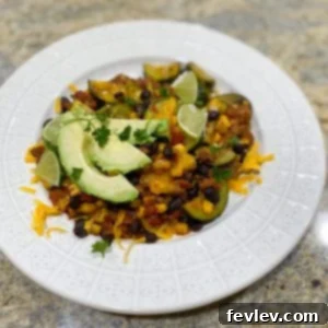Zucchini Turkey Skillet, a quick and healthy dinner with lean ground turkey, perfectly sautéed zucchini, and bold seasoning, all cooked in one pan.