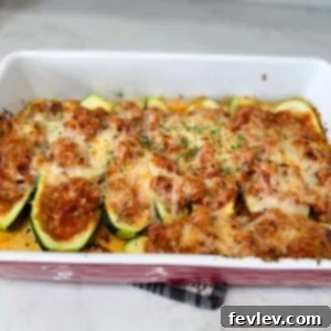 Baked turkey zucchini boats, a creative and healthy way to enjoy fresh zucchini and ground turkey, bursting with Italian flavors.