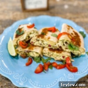 Delicious Chicken Bacon Guacamole Burritos with creamy filling