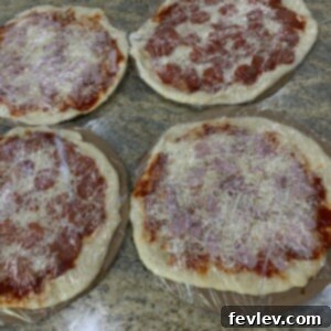 Delicious Homemade Freezer Pizza