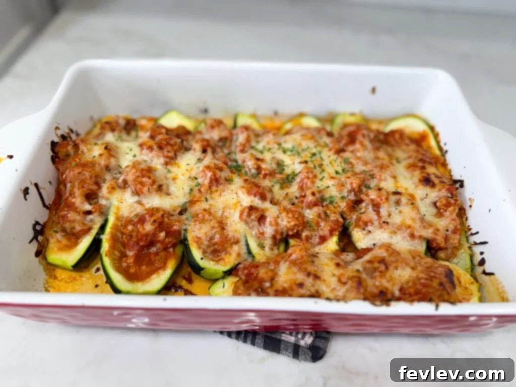 baked turkey zucchini boats, a healthy and delicious family dinner
