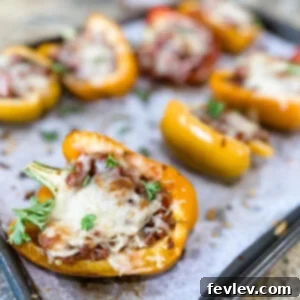 Stuffed Sheet Pan Bell Peppers