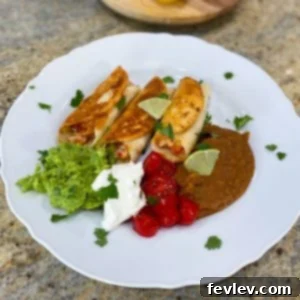 Crispy Flour Tortilla Loaded Taquitos with dip
